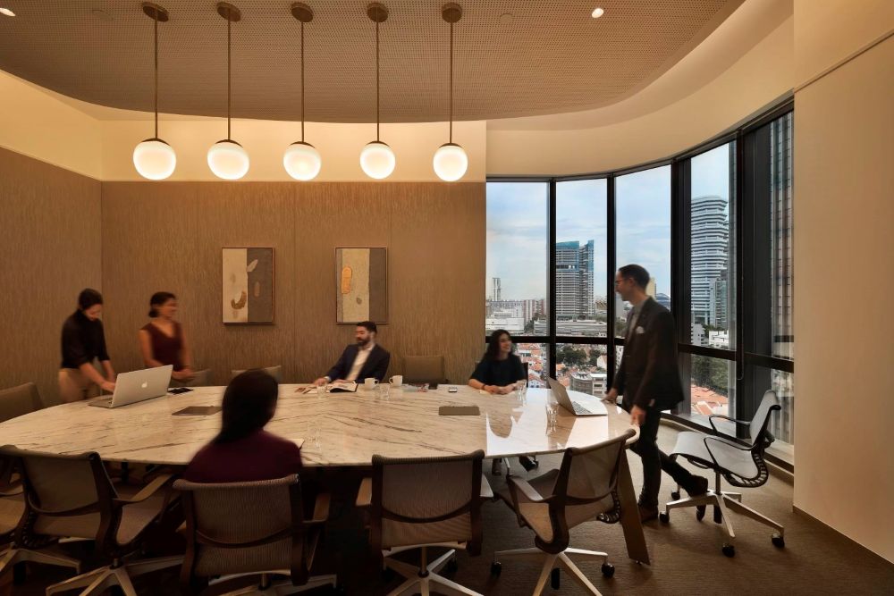 A department preparing for an agile meeting