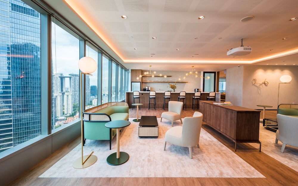 Lounge Area at TWP Capital Tower, Singapore