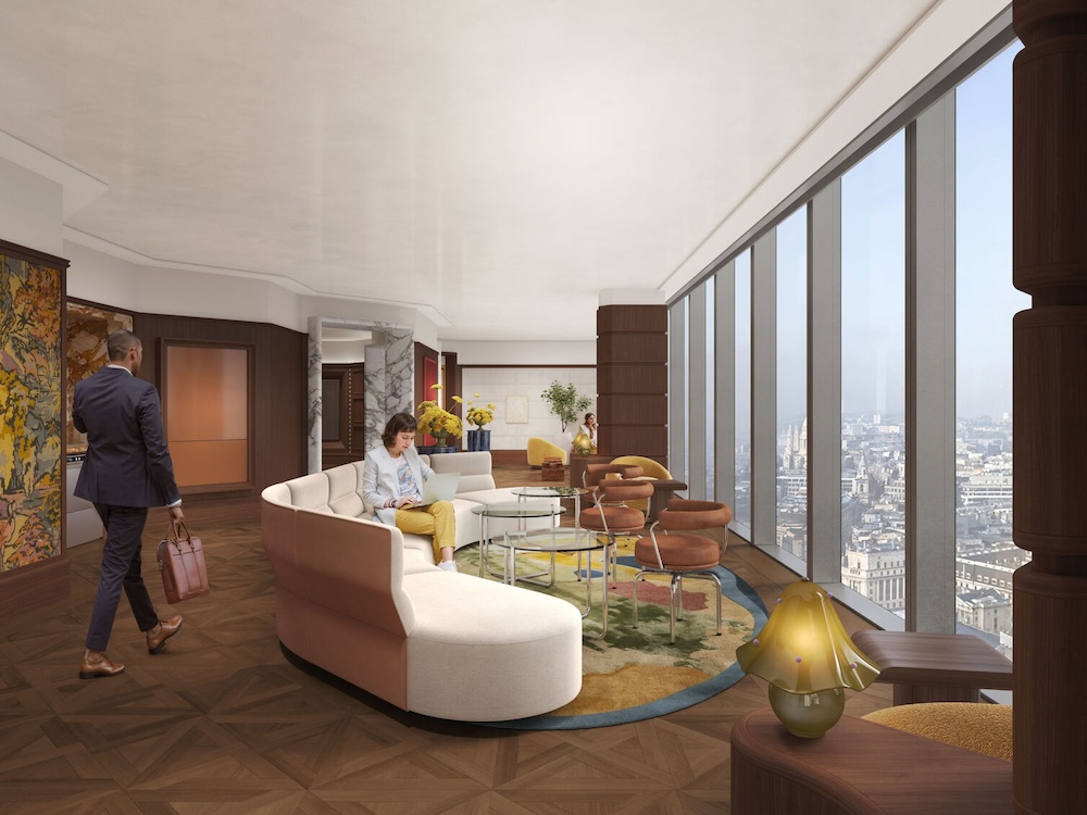 The Work Project members in a common area at One Leadenhall.