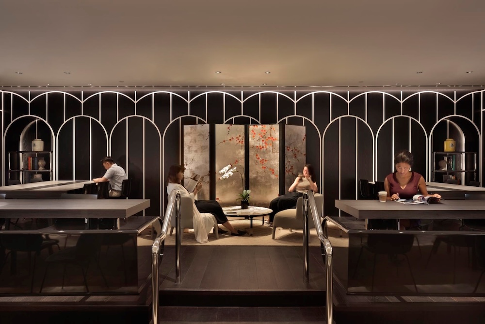 Breakout space at TWP OUE Downtown Gallery, Singapore